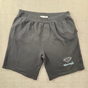 Diamond Supply Co Shorts Adult Size Extra Large Black Sweatshorts Casual Men's